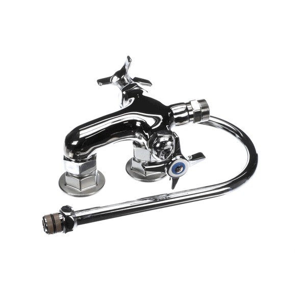 (image for) T&S Brass B-0316 VERTICAL DOUBLE PANTRY FAUCET, WALL MOUN